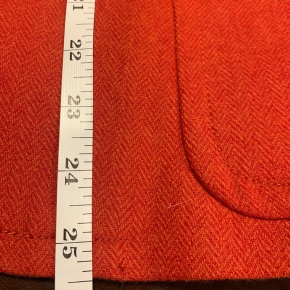 J. Crew Orange Cropped School Boy Blazer Size S - Picture 8 of 9